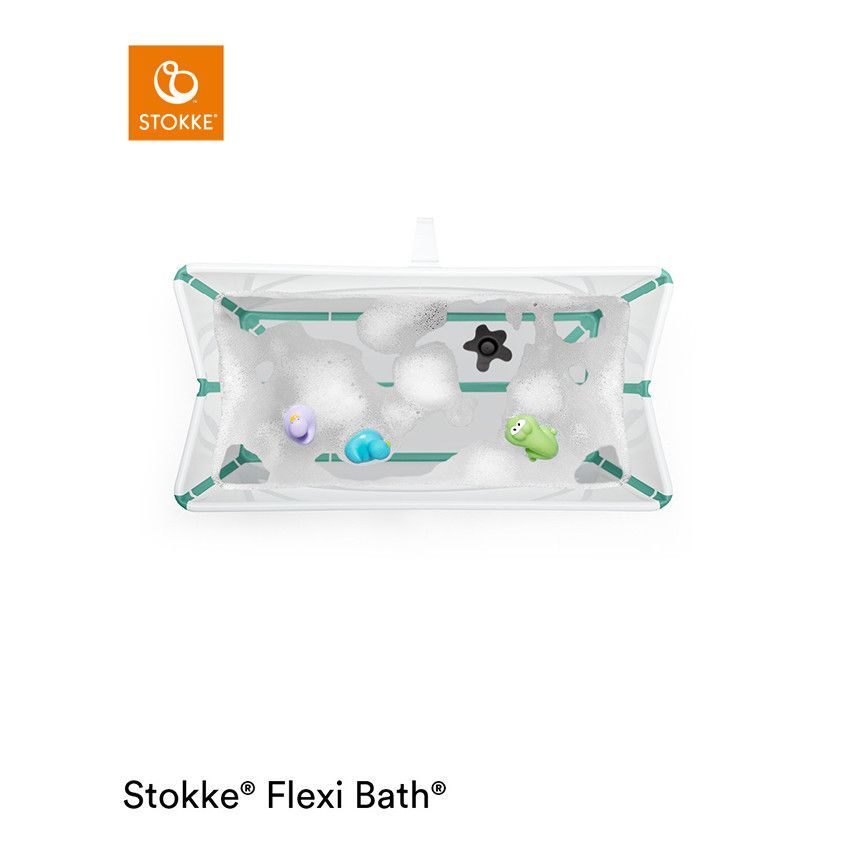 Baignoire Flexi Bath® - Aqua - Blanc/Vert (Stokke) - Image 3