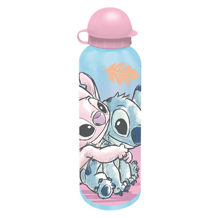 Gourde alu 500ml Stitch Pastel Ass. - Rose (KIDS LICENSING) - Image 3
