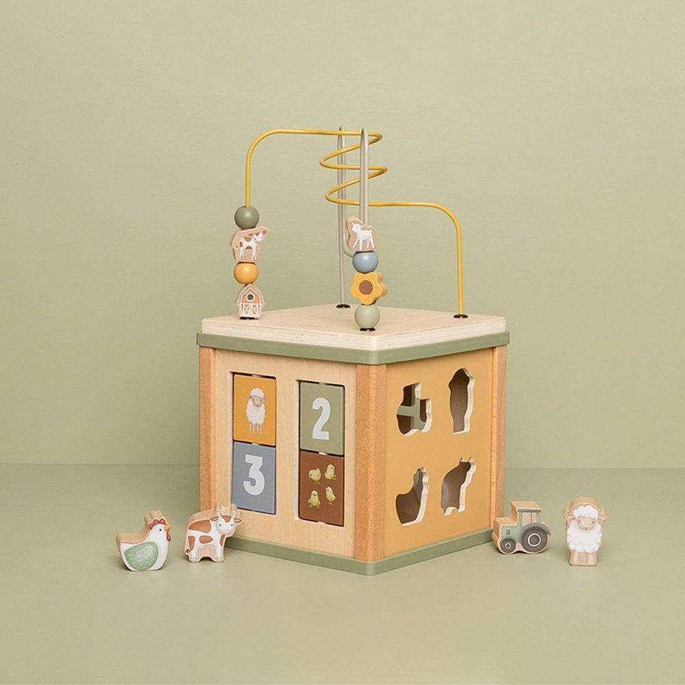 Cube d'activités en bois Little Farm (Little Dutch) - Image 2