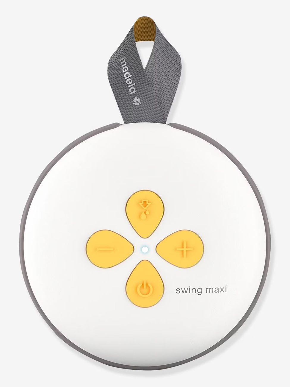 Tire-lait électrique double rechargeable Swing Maxi + 2 téterelles blanc/jaune (Medela) - Image 2