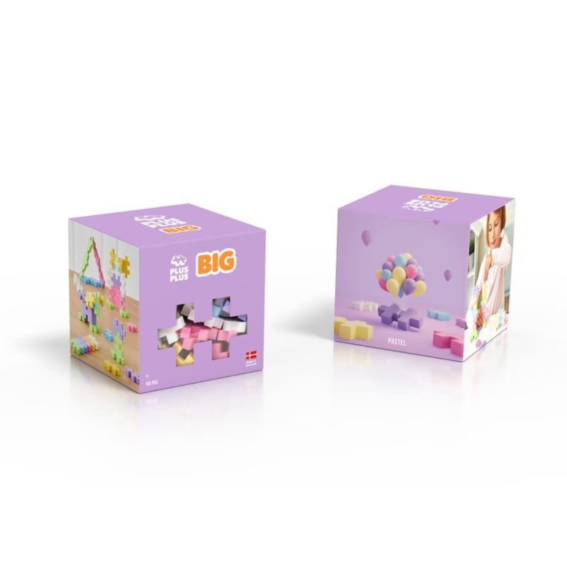 Boîte 100 pcs pastel plus plus big (Plus Plus) - Image 1