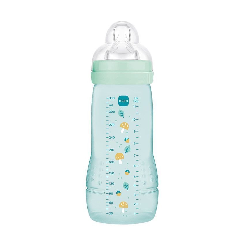 Biberon Easy Active débit rapide 330ml ice - Bleu (Mam) - Couverture