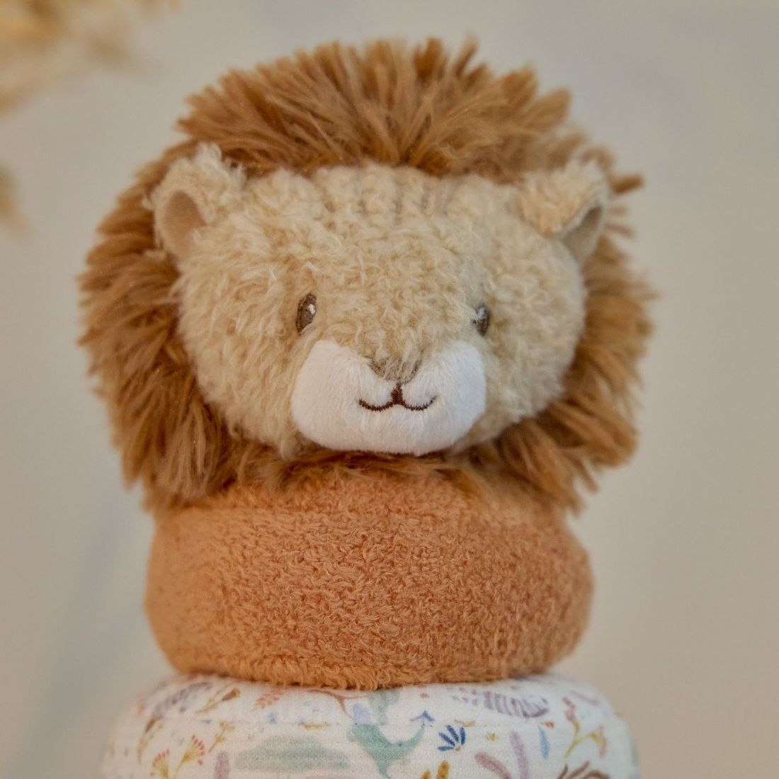 Lion à empiler doudou et bois Safari Friends (Little Dutch) - Image 5