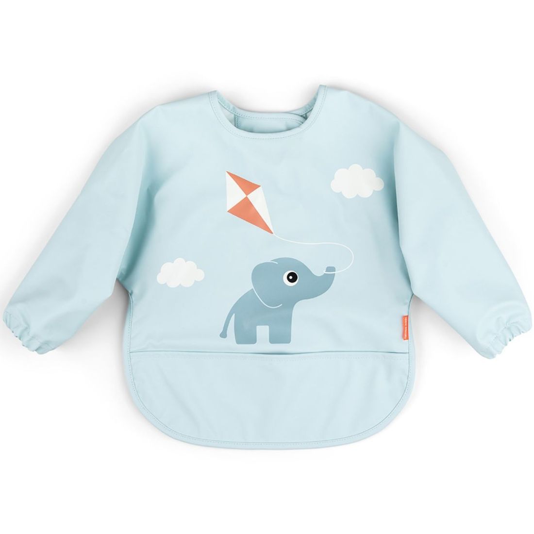 Bavoir à manches avec poche Playground bleu (Done by deer) - Couverture