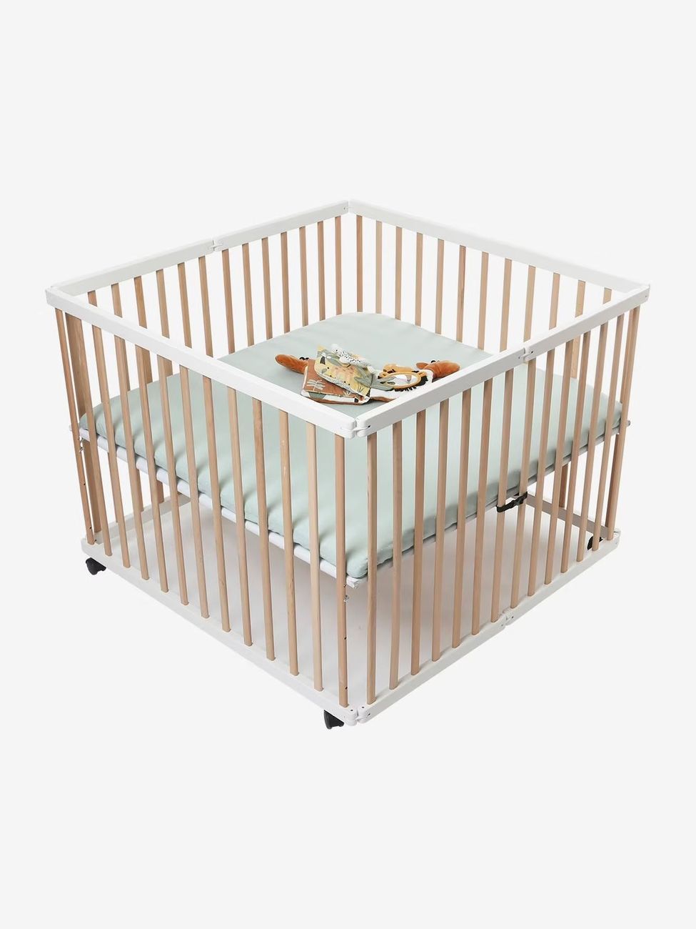 Lot de 2 housses pour fond de parc hérissons (Vertbaudet) - Couverture