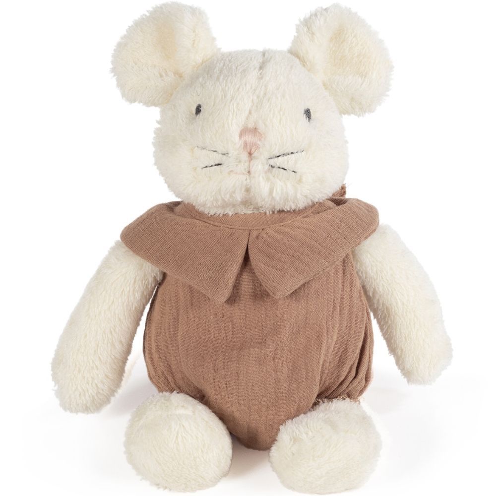Peluche souris Poppy Cannelle (25 cm) (Walking Mum) - Image 1