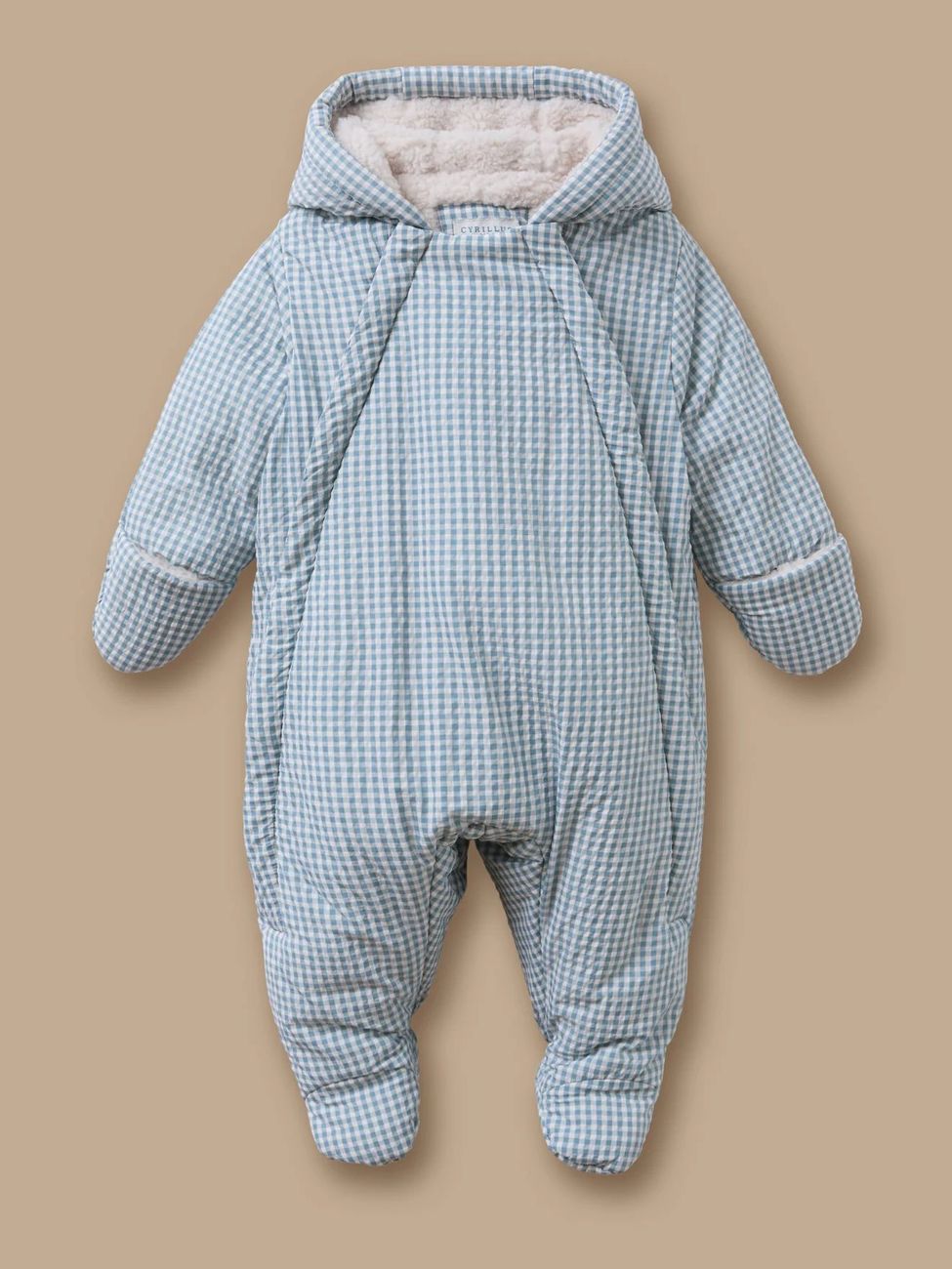 Combi-pilote motif vichy Bébé (Cyrillus) - Couverture