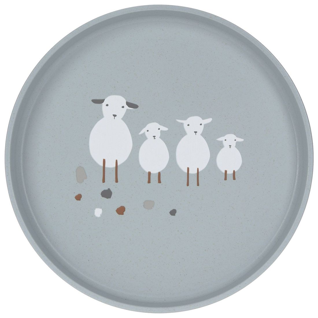Assiette plate Tiny Farmer mouton et oie bleue (Lassig) - Image 7