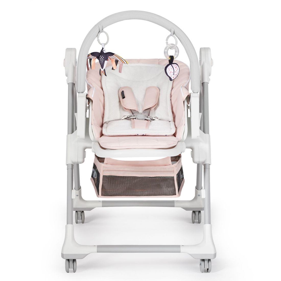 Chaise haute LASTREE rose (Kinderkraft) - Image 7