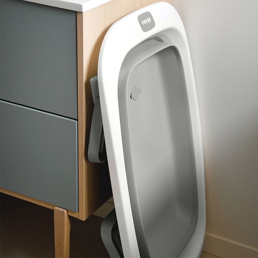 Baignoire pliable Eazy Pop Camélé'O Gris Velours - Gris (Béaba) - Image 7