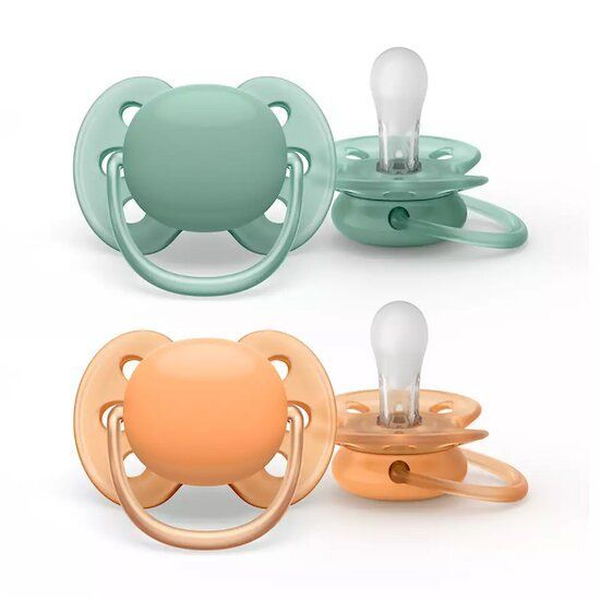 Lot de 2 sucettes ultra-douce (Philips Avent) - Couverture