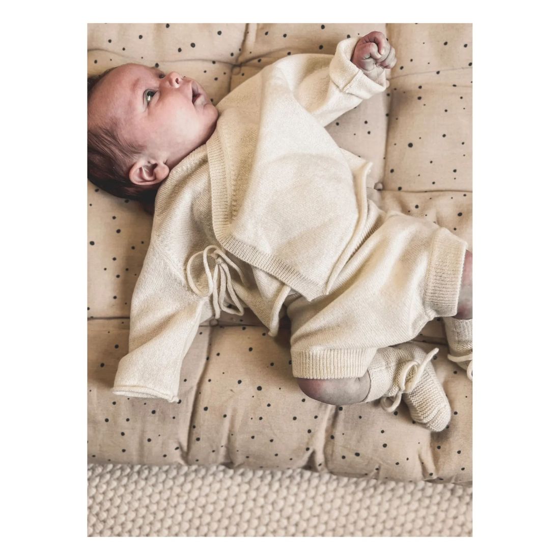 My Little Freckle - Set Bloomer + Cardigan Cache-Cœur Cachemire Bio (My Little Freckle) - Image 1