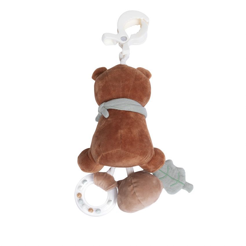 Peluche d'activités à suspendre ourson Roi des Forêts - Marron (Prémaman) - Image 4