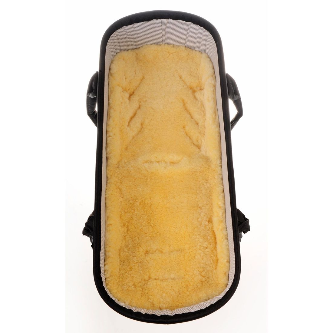 Assise en peau d'agneau pour poussette et siège auto Patchwork Nature (Kaiser) - Image 5