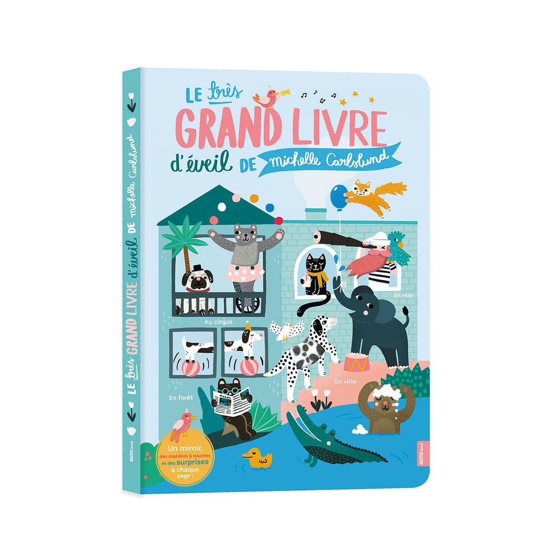 Le Très Grand Livre d'Eveil de Michelle Carlslund (Auzou) - Couverture