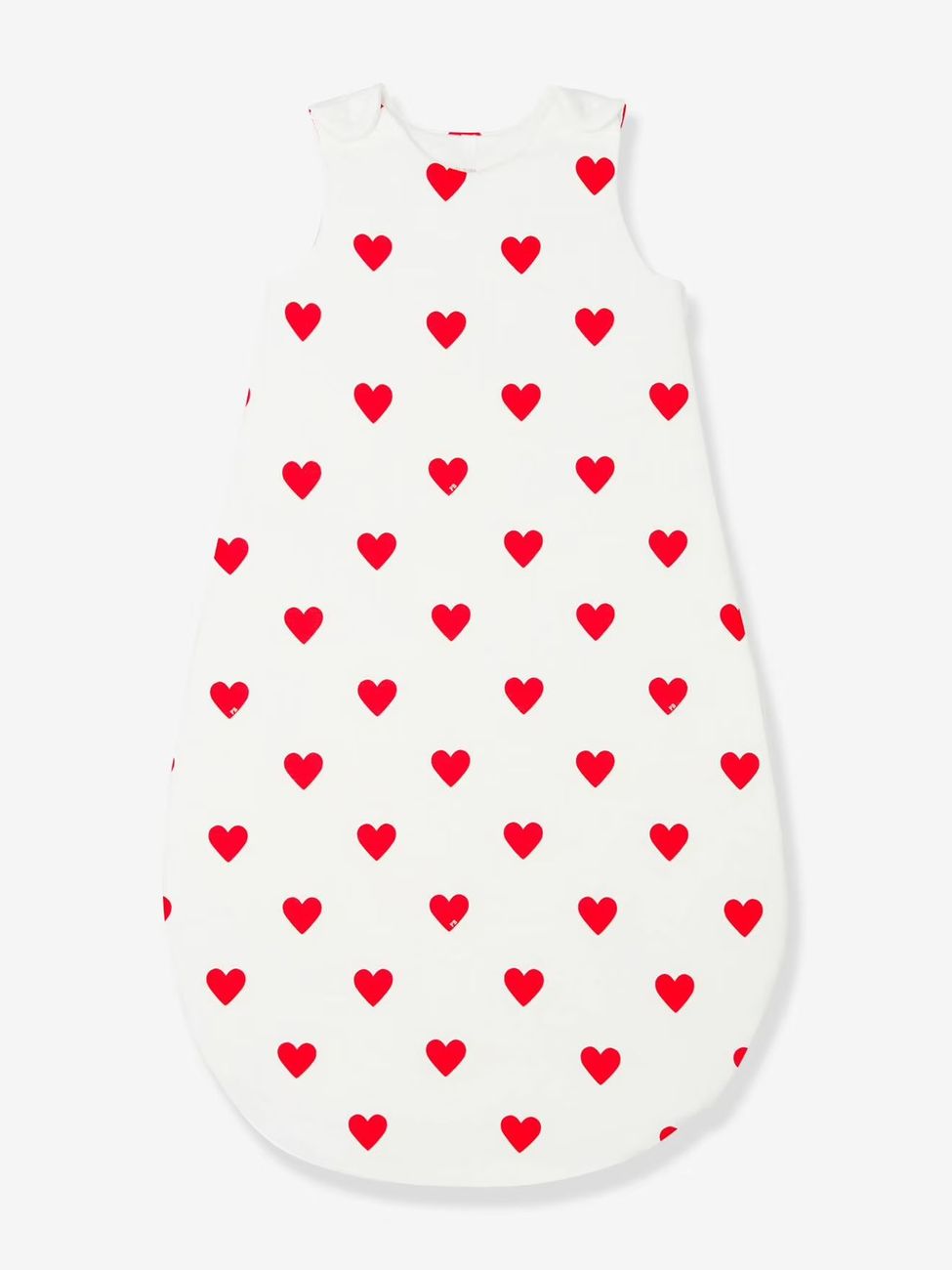 Gigoteuse à coeurs en coton Petit bateau blanc (Petit Bateau) - Couverture