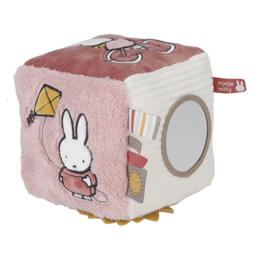 Cube D'activités 15cm - Miffy Fluffy Rose Et Blanc (Miffy) - Image 1