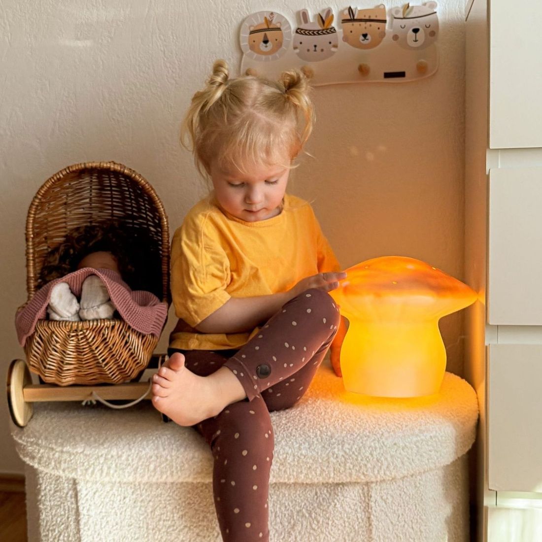 Grande lampe veilleuse champignon Doré (Egmont Toys) - Image 4