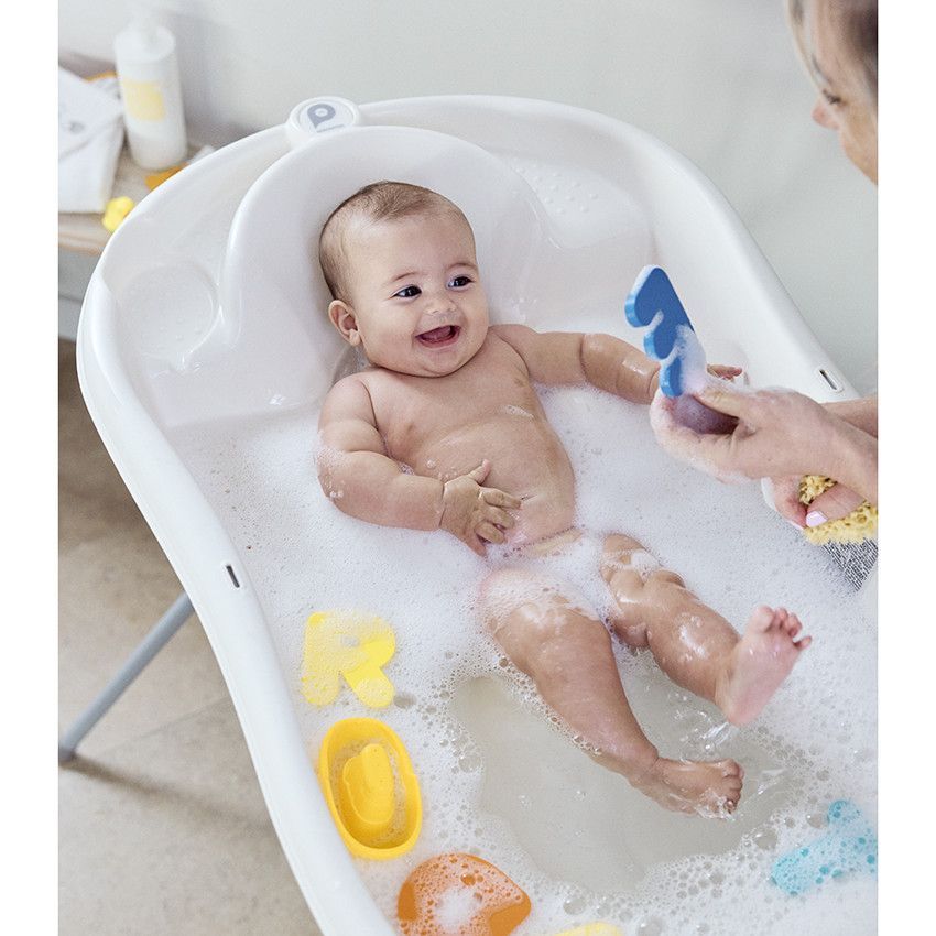 Baignoire évolutive avec transat Bebelouga blanc - Blanc (Prémaman) - Image 4
