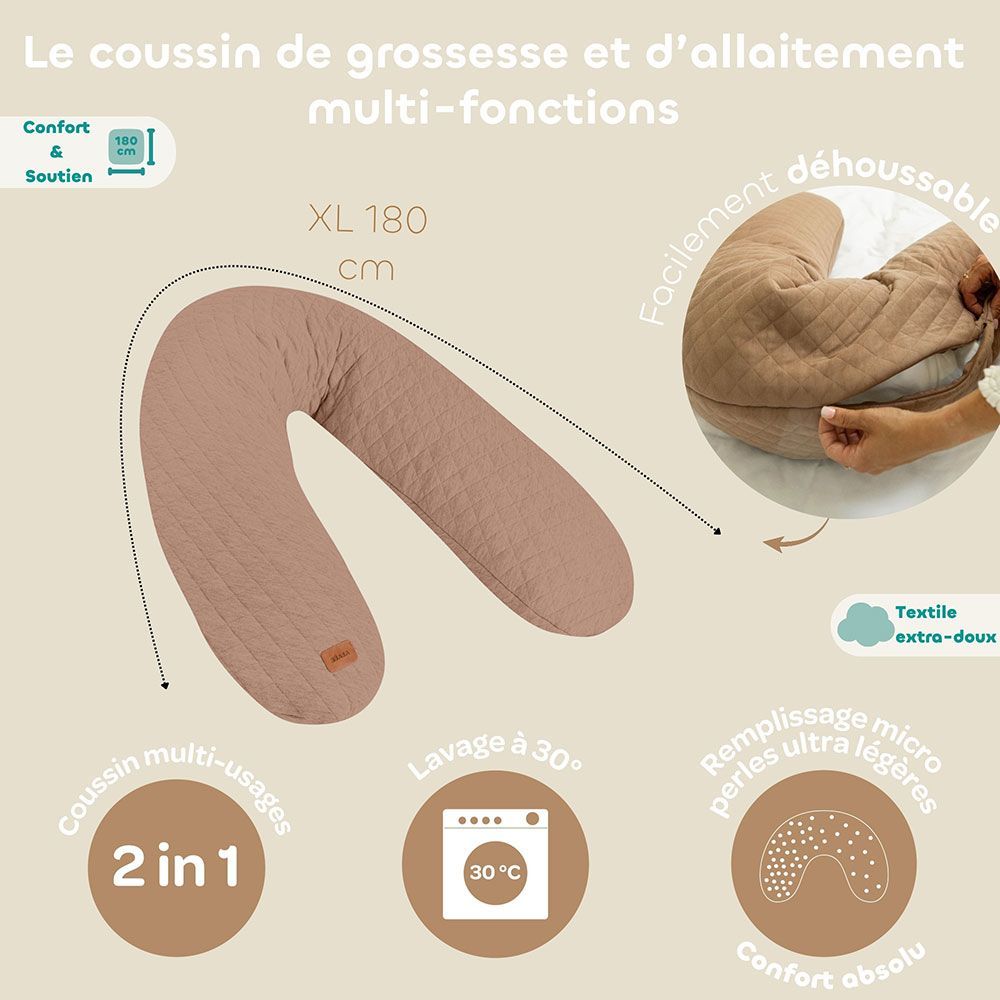 Coussin de maternité Big Flopsy™ en Fleur de coton® (Béaba) - Image 3