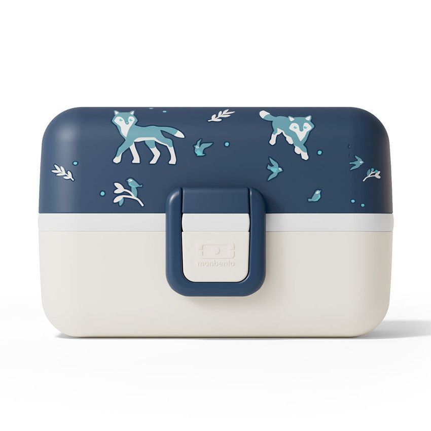 Lunchbox 800ml Tresor wolf bleu - Bleu (Monbento) - Couverture