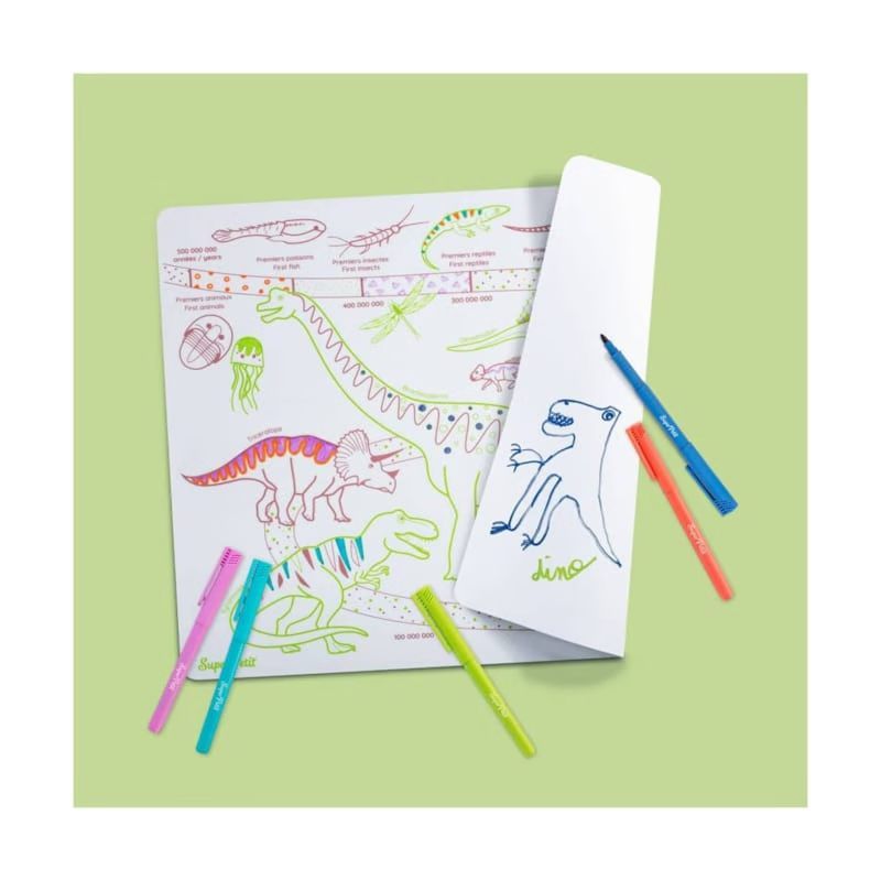 Ere des dinosaures a colorier (Super Petit) - Image 2