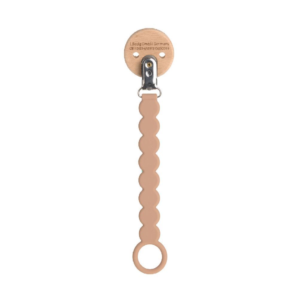 Attache sucette Tiny Smile bois/silicone (Lassig) - Image 4
