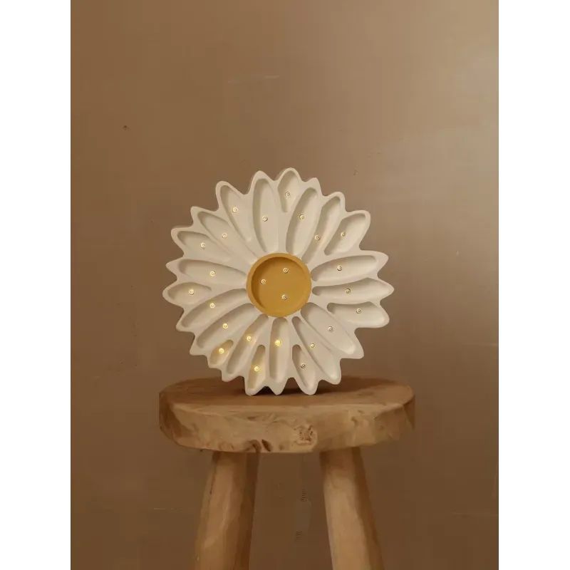 Lampe veilleuse marguerite blanche (Little Lights) - Image 2