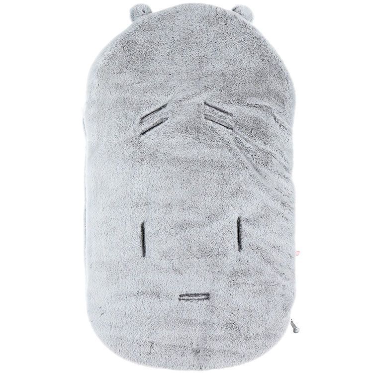 Nid d'ange passe sangle Sherpa Mix & Match gris clair (Noukie's) - Image 5