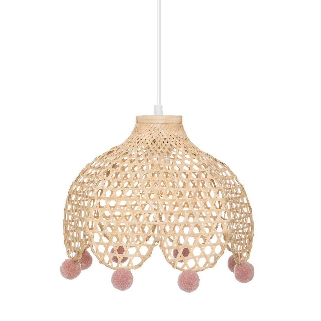 Suspension Enfant Pompons - Maka Beige (Atmosphera) - Image 2