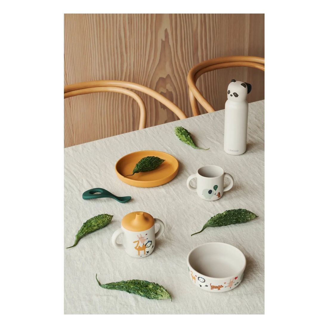 Liewood - Set vaisselle Vivi en silicone - Set de 4 (Liewood) - Image 1