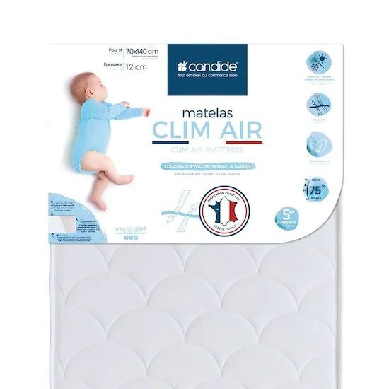 Matelas bébé Clim air (Candide) - Couverture