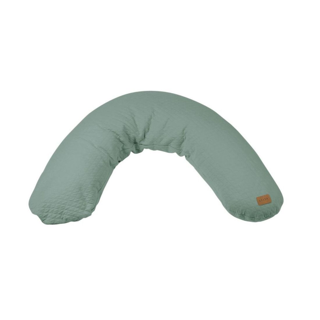 Coussin de grossesse Big Flopsy Fleur de coton vert sauge (Béaba) - Image 5