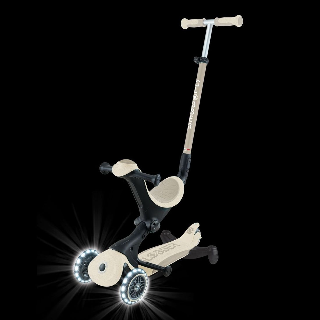 Trottinette Go up Deluxe Lights eco-logic 360° Sable (Globber) - Image 1
