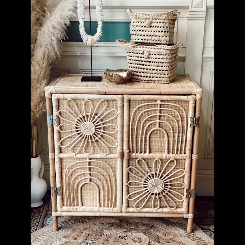 Buffet en rotin sunshine (Terracotta) - Couverture