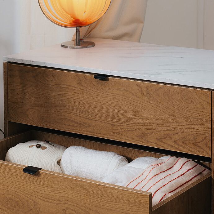 Commode Milan - Chêne Caramel (Nina Bien) - Image 2