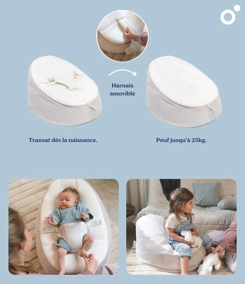 Transat pouf évolutif Seat'n Grow doomoo (Doomoo) - Image 7