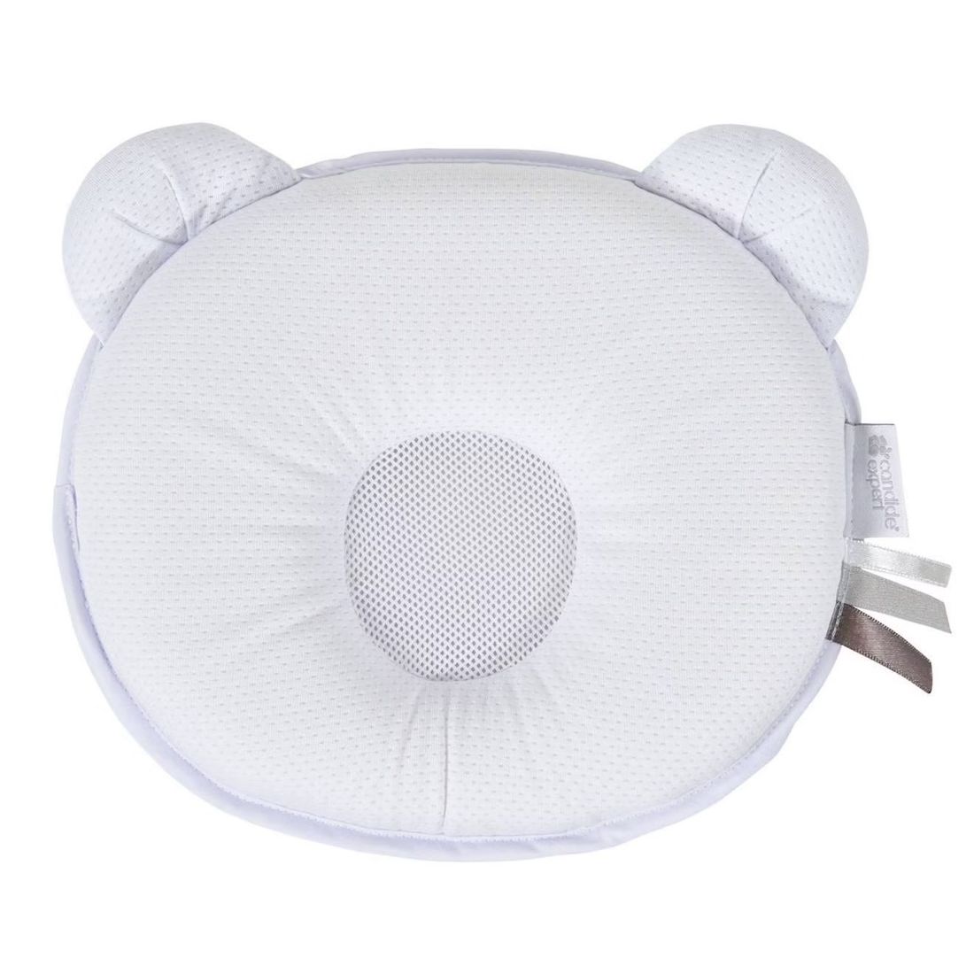 Coussin Cale Tête Bébé P'tit Panda Air+ Marsala Blanc (Candide) - Image 1