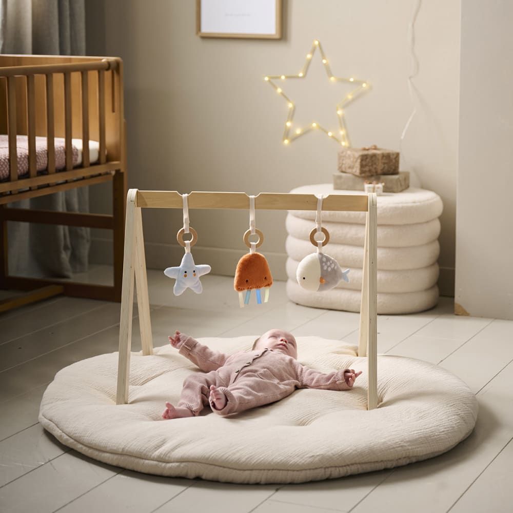 Portique d'éveil bébé «mer» incl. Accessoires en contreplaqué marron (Petite Amélie) - Image 2