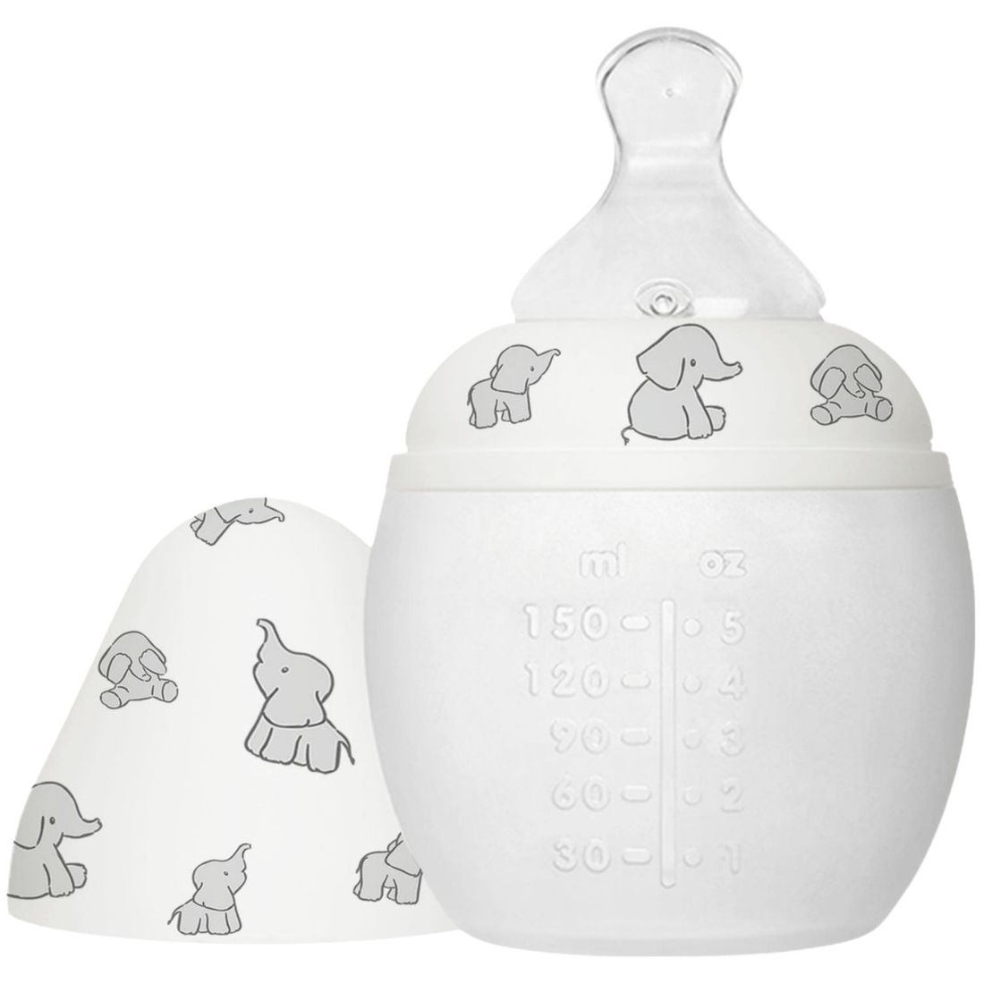 Biberon anti-colique en silicone Eléphant (150 ml) (Elhée) - Couverture
