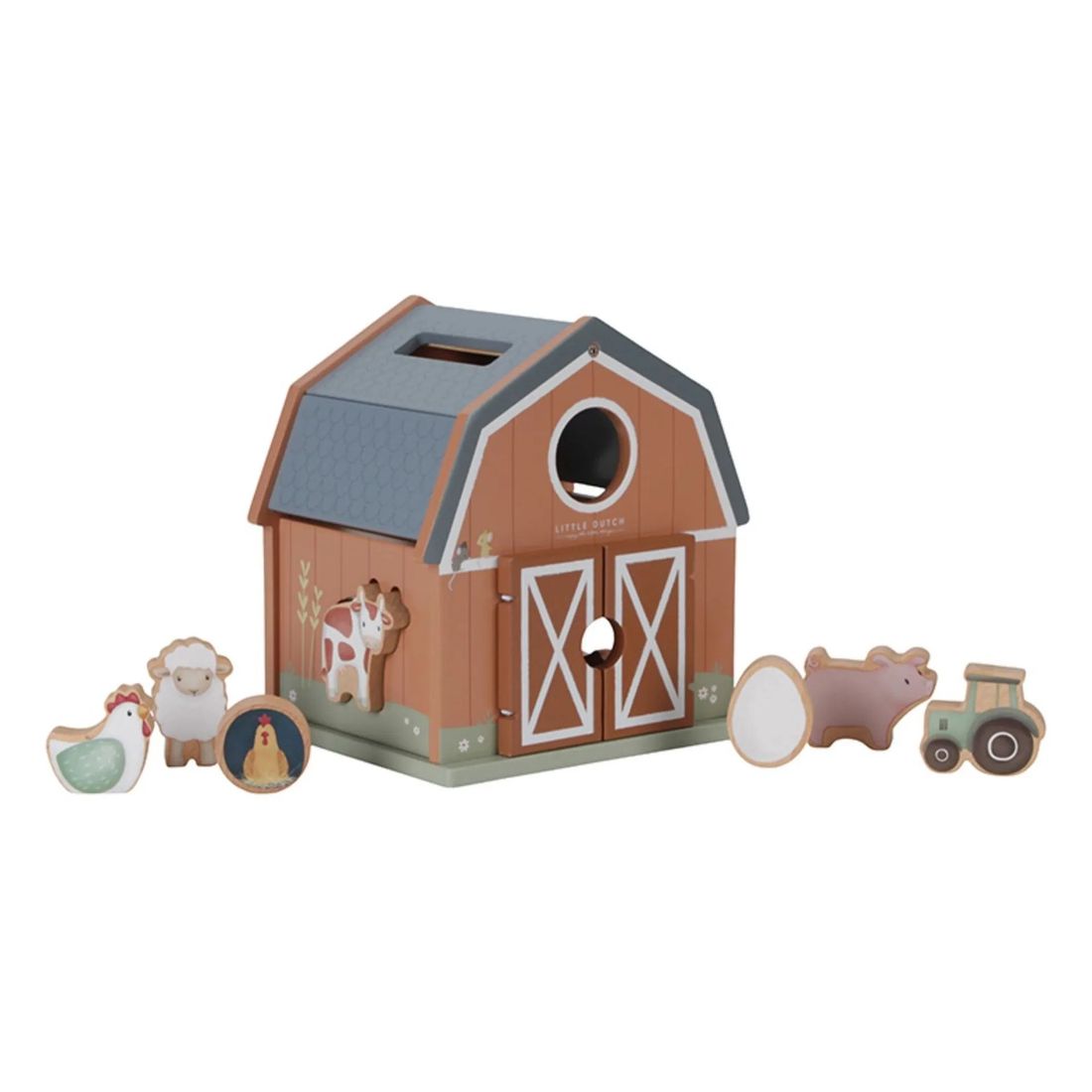 Little Dutch - Boîte à formes en bois FSC - Little Farm (Little Dutch) - Image 1