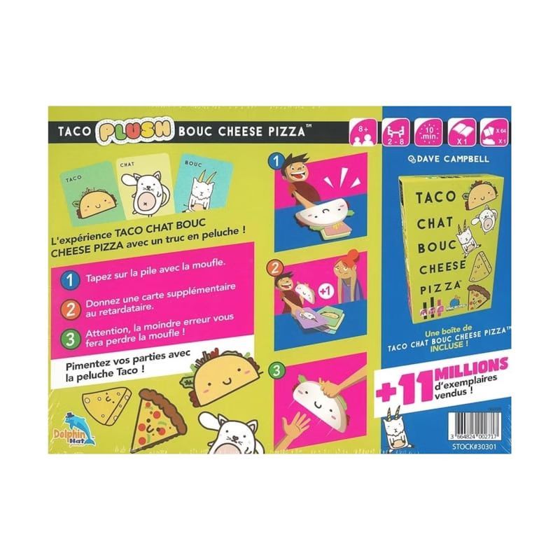 Taco plush bouc cheese pizza (Blue Orange) - Image 2