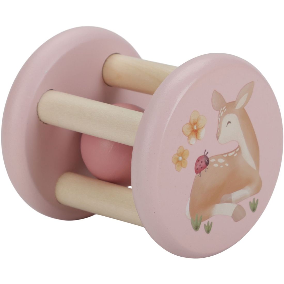 Hochet Roulant en bois FSC Fairy Garden (Little Dutch) - Image 1