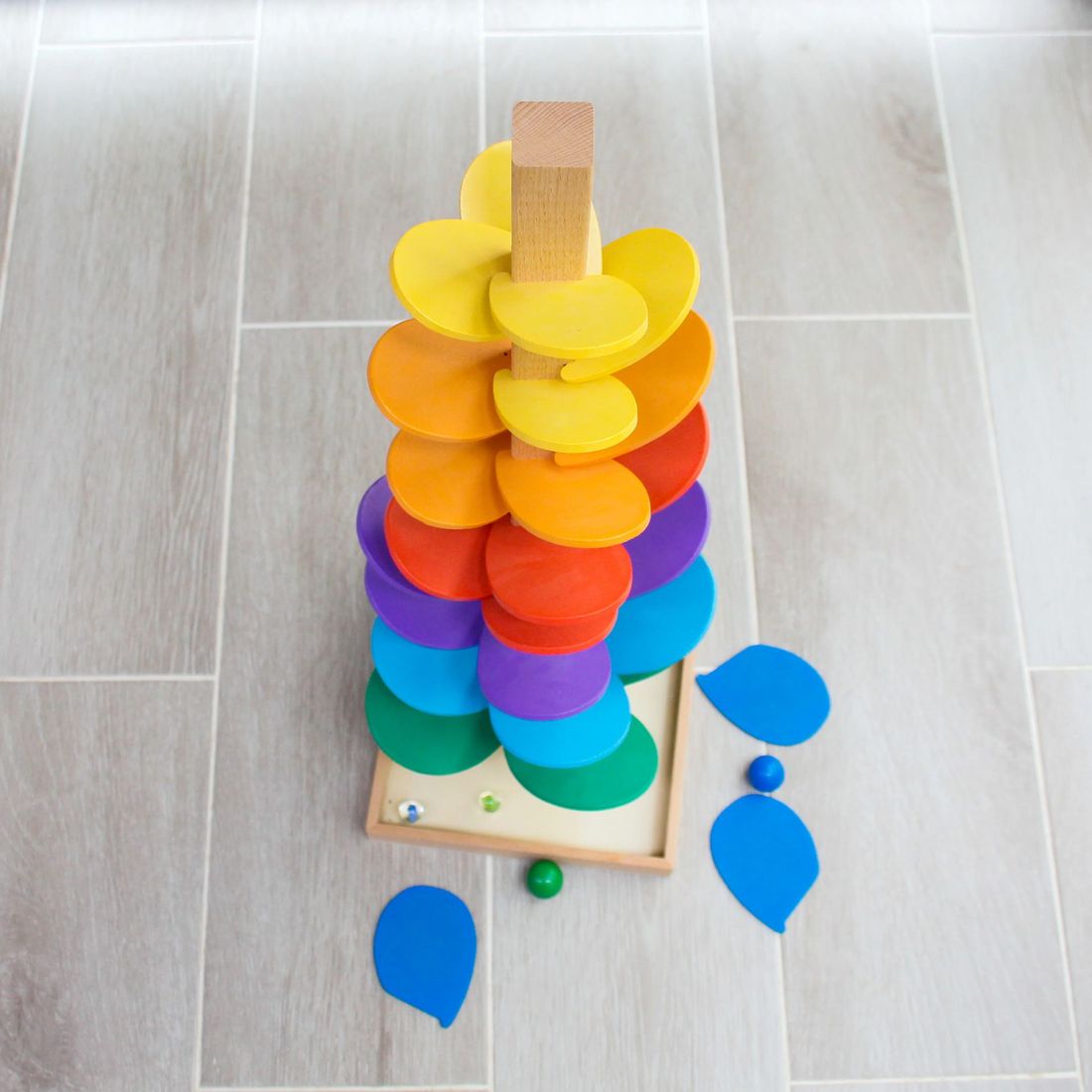 Arbre musical en bois - Arbre montessori 73cm (Mervei) - Image 8