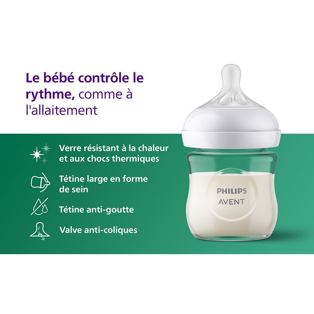 Biberons Natural en verre 3.0 (Philips Avent) - Image 4