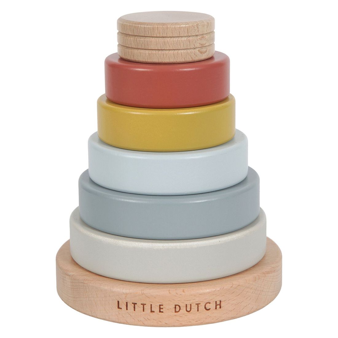 Tour d'Anneaux à Empiler Pure (Little Dutch) - Image 1