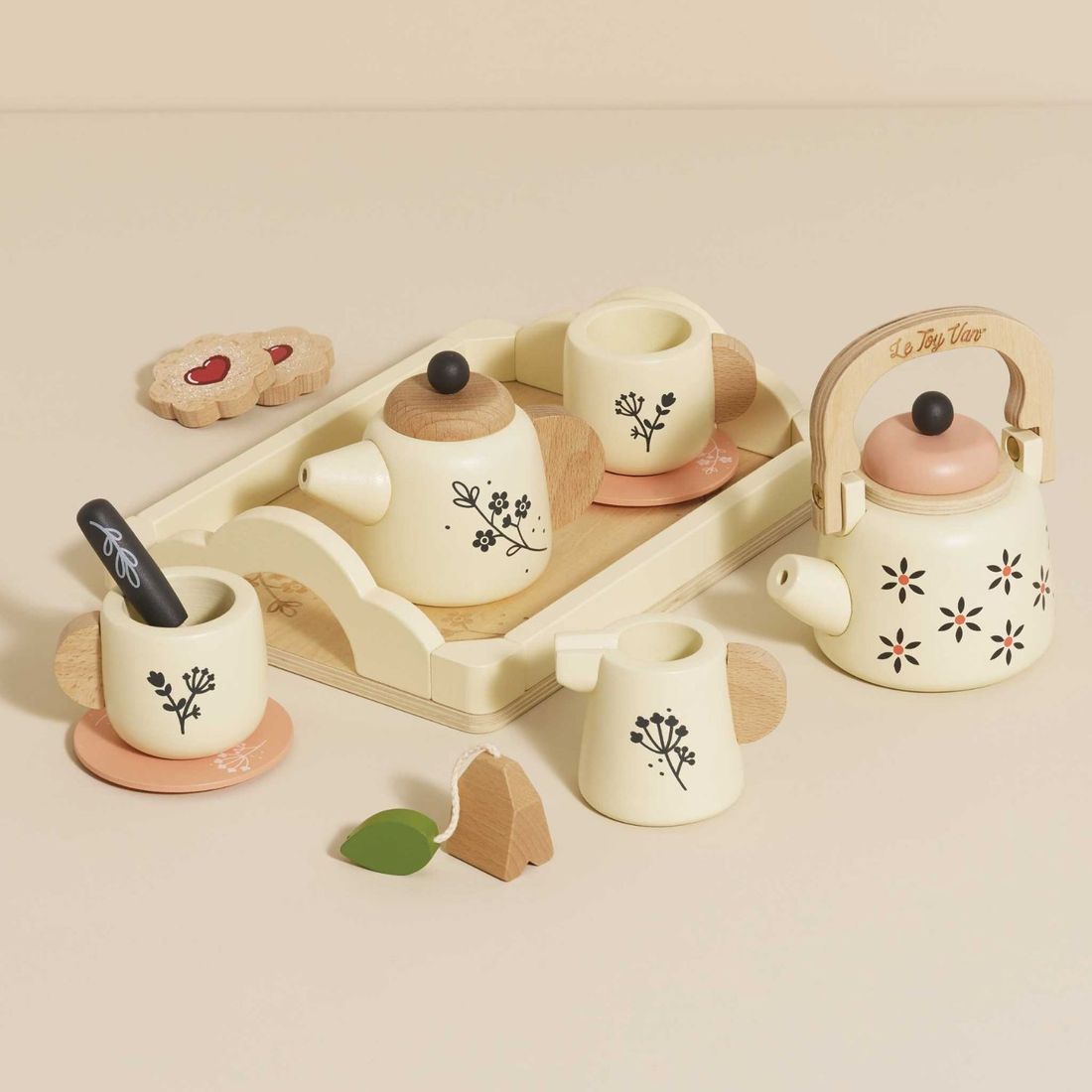 Bouilloire vintage en bois FSC (Le Toy Van) - Image 7