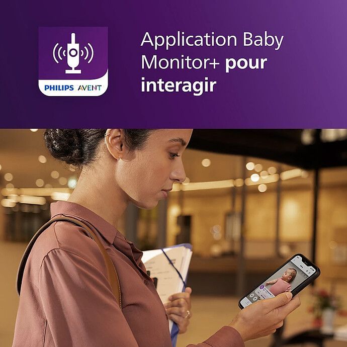 Ecoute-bébé Connecté Intelligent Premium SCD971/26 (Philips Avent) - Image 6