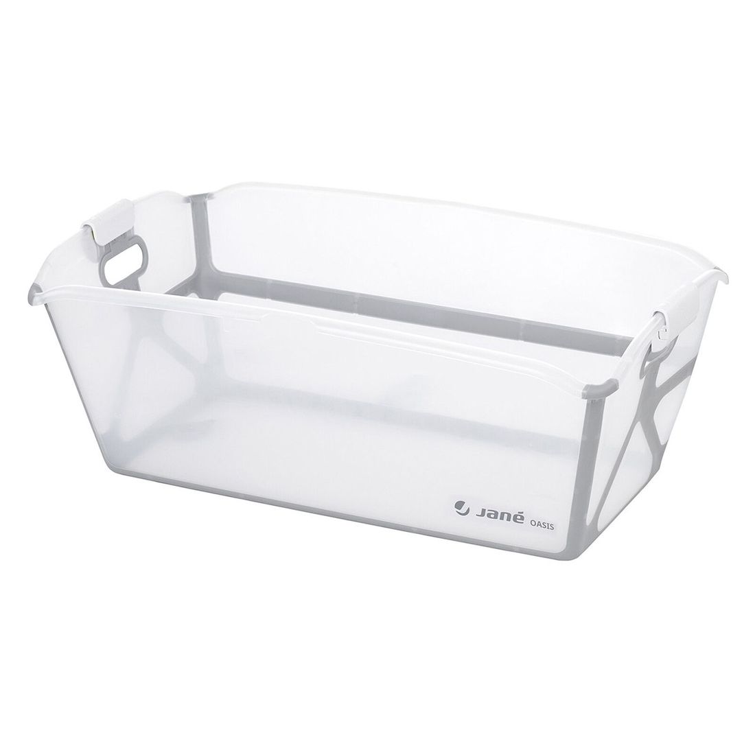 Baignoire Pliable Oasis - Blanc Transparent (Jane) - Couverture
