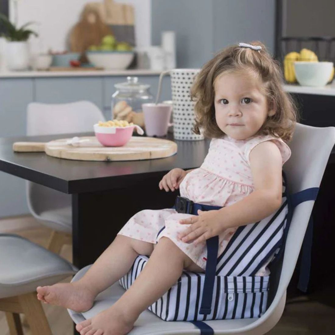 Réhausseur Easy up rayures bleues (BABY TO LOVE) - Image 2